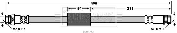 BORG & BECK Jarruletku BBH7743